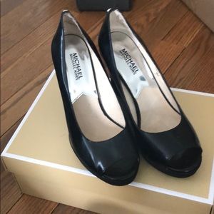 Michael Michael Kors peep-toe wedge